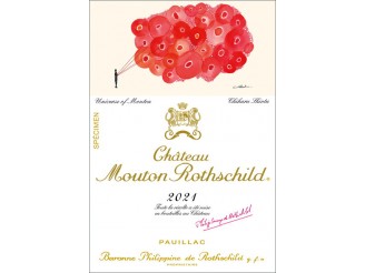 Château MOUTON-ROTHSCHILD 1er grand cru classé 2021 bottle 75cl