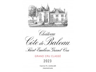 Château CÔTE DE BALEAU Grand cru classé 2023 Futures