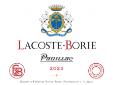 LACOSTE BORIE Second vin du Château Grand-Puy-Lacoste Primeurs 2023