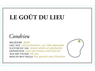 TARDIEU-LAURENT Condrieu "Le Goût du Lieu : Côte Bonnette" 2020 bottle 75cl