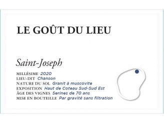 TARDIEU-LAURENT Saint-Joseph "Le Goût du Lieu : Chanson" 2020 la bouteille 75cl