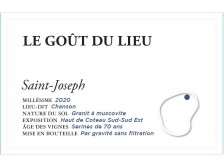 TARDIEU-LAURENT Saint-Joseph "Le Goût du Lieu : Chanson" 2018 la bouteille 75cl