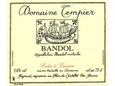 Domaine TEMPIER Bandol red "Lulu et Lucien" 2022 bottle 75cl