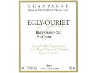 Champagne ÉGLY-OURIET Grand cru Millésimé 2015 la bouteille 75cl