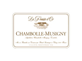 Domaine de La POUSSE d'OR Chambolle-Musigny Village rouge 2020 la bouteille 75cl