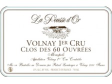 Domaine de LA POUSSE D'OR Volnay Clos des 60 Ouvrées 1er cru red 2022 bottle 75cl