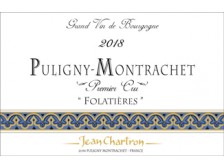 Domaine Jean CHARTRON Puligny-Montrachet Folatières 1er cru blanc 2022 la bouteille 75cl