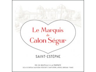 Le MARQUIS de CALON SÉGUR Second vin du Château Calon-Ségur Primeurs 2023