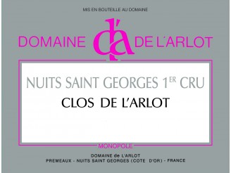 Domaine de L'ARLOT Nuits-Saint-Georges Clos de l'Arlot 1er cru rouge Monopole Primeurs 2022